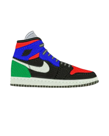 Fashion sneaker iron on patches