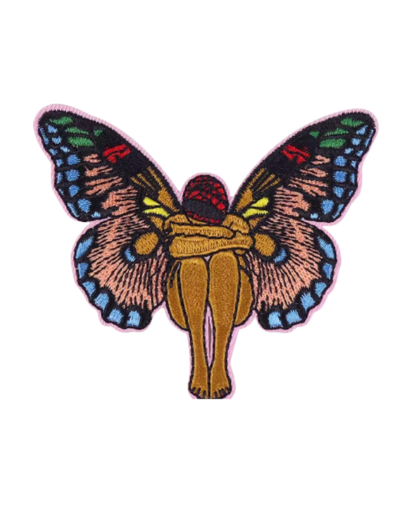 Butterfly iron on melanin patches