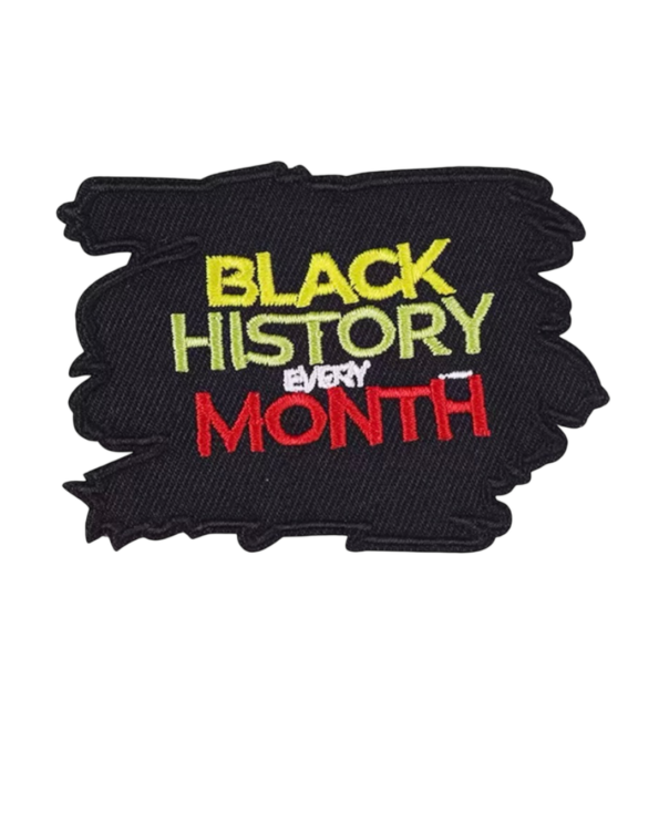 Black History every month iron on patches