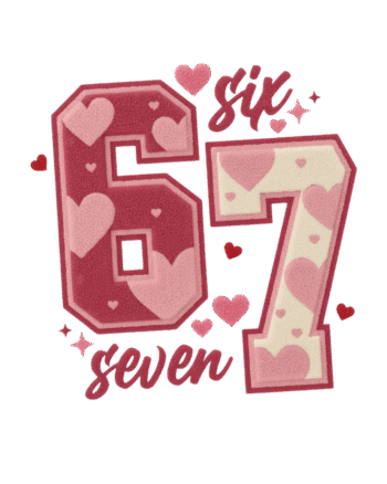 6 and 7 valentines iron on heat transfers