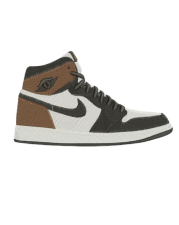 Fashion brown 1s sneaker iron on patches