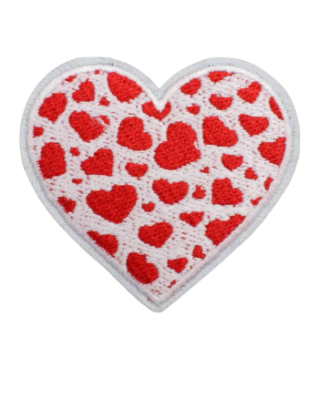 Heart iron on patches