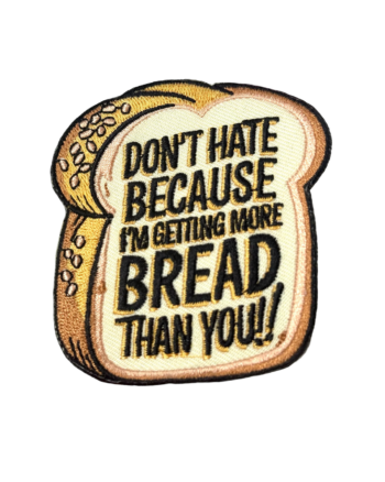 Don't hate iron on embroidery patches