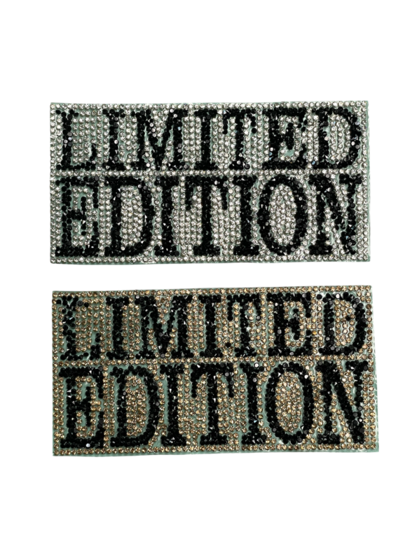 Limited Edition rhinestone patches