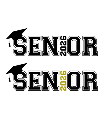 Senior 2026 graduation iron on heat transfers 10