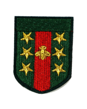 Bee badge iron on patches