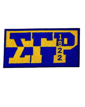 Letters Sigma Gamma Rho Patches
