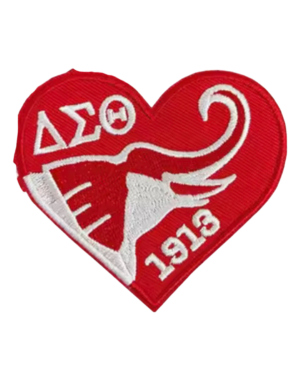 Heart 1918 delta sigma theta patches 