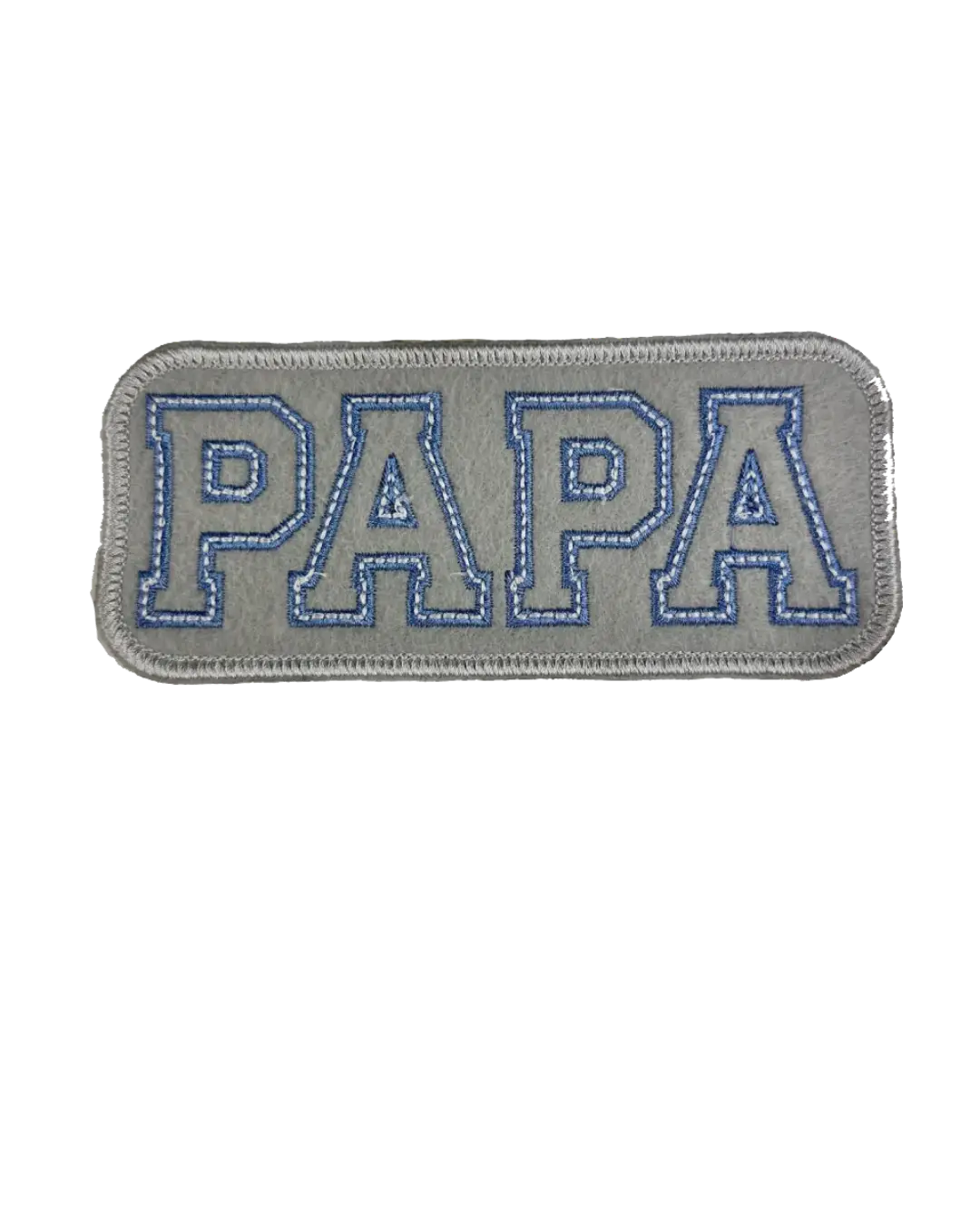 Papa iron on patches