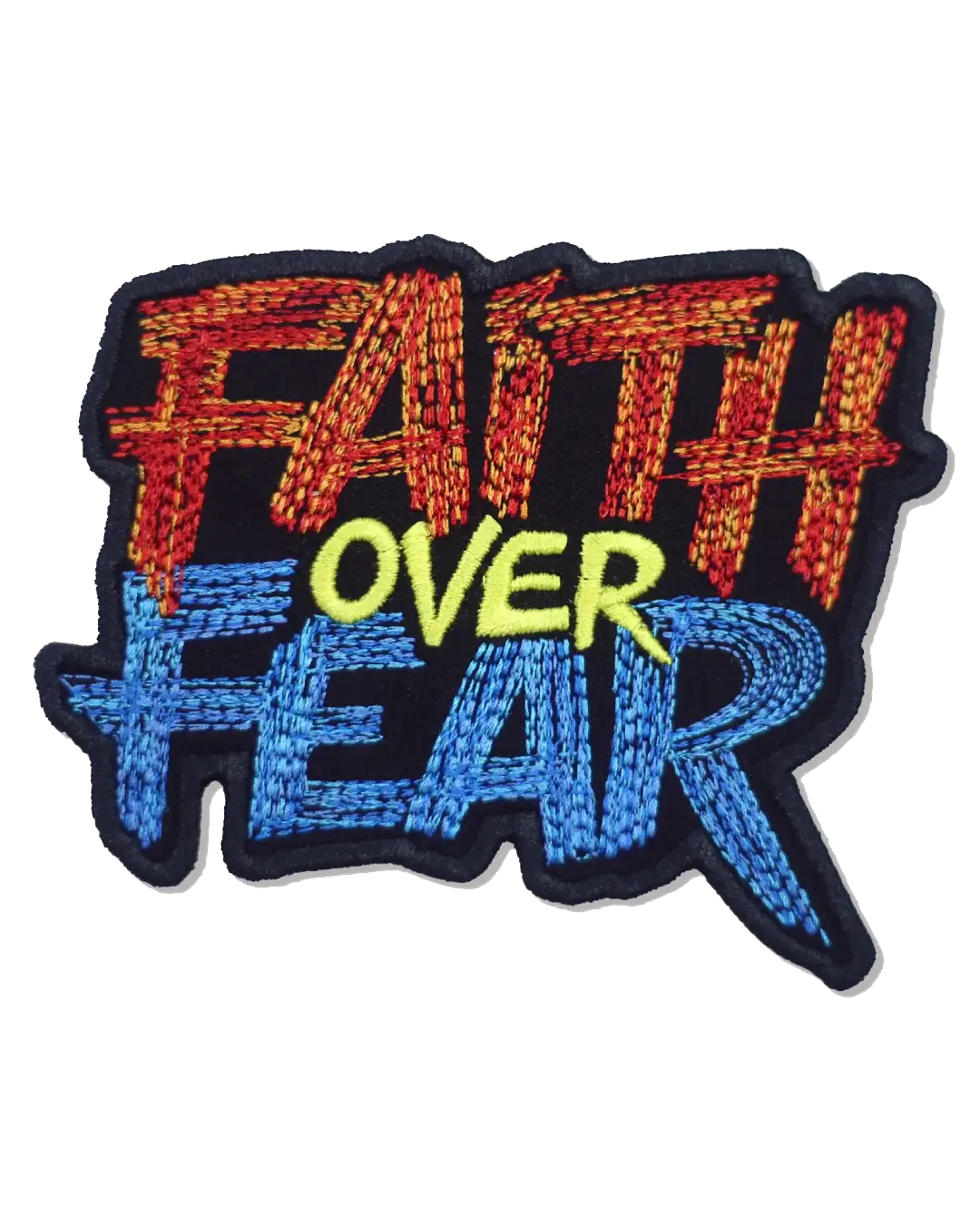 Faith over fear religious patches
