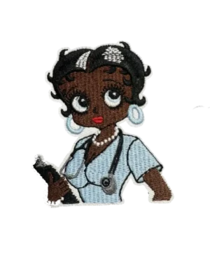 Melanin Nurse Betty Boop Patches