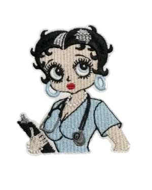 Nurse Betty Boop Patches