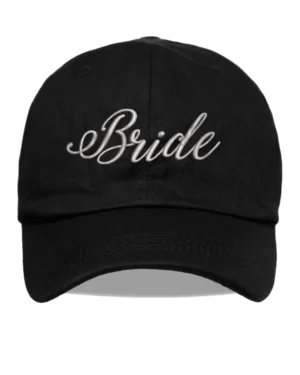 BRIDE Embroidered Baseball Hat, Personalized Bachelorette Party Cap, Bridal Party Gift, Bridal Shower Gift, Bridesmaid Gifts