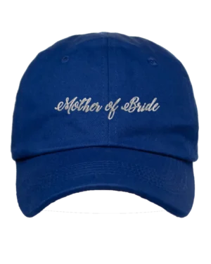 Mother of bride Embroidered Baseball Hat, Personalized Bachelorette Party Cap, Bridal Party Gift, Bridal Shower Gift, Bridesmaid Gifts