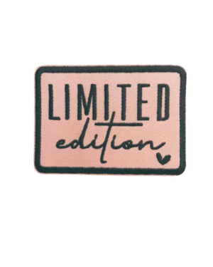 Limited edition iron on patch