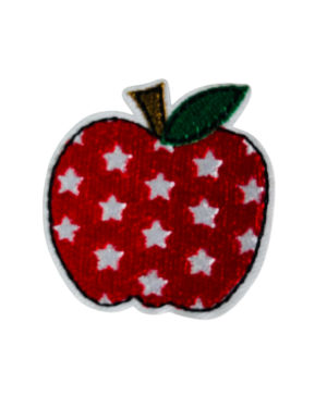 Star apple iron on patches