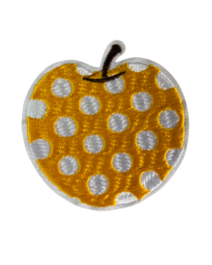 Dot apple iron on patches