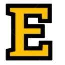 Custom Greek letter embroidery patch - Epsilon