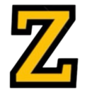 Custom Greek letter embroidery patch - Zeta