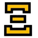 Custom Greek letter embroidery patch - Xi