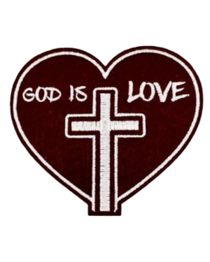 I am yours heart Iron on christian patches