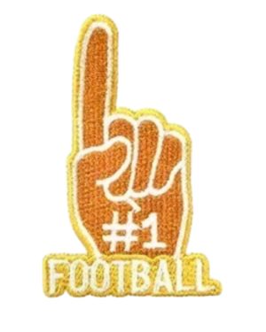 sports football iron on patches