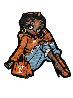 Hot betty iron on patches